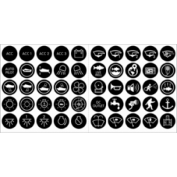 KIT 50 LABELS FOR SWITCHES