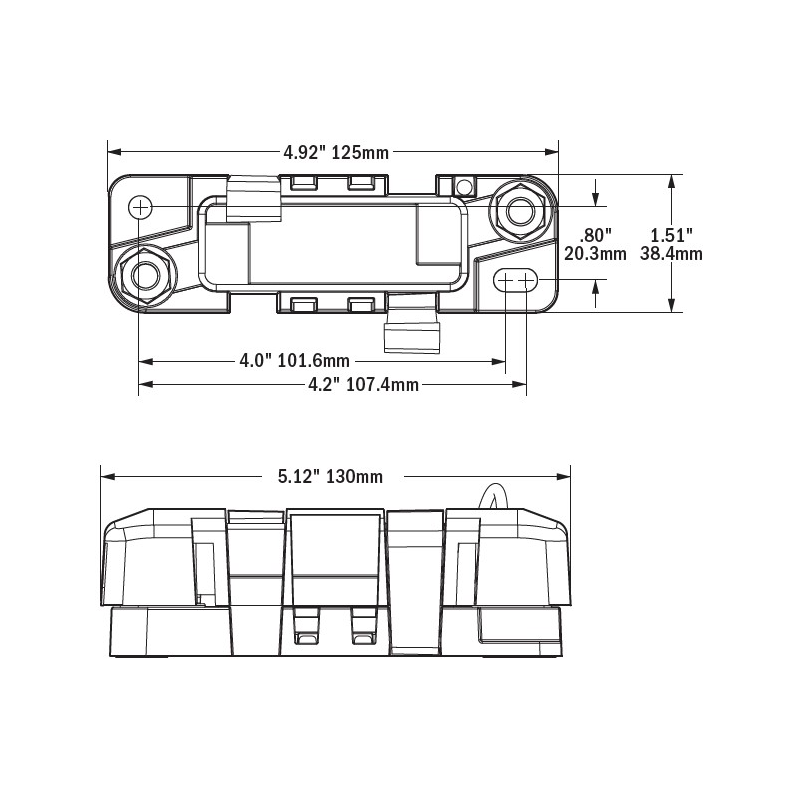 thumbnail image 2 of Bolt On Down Fuse Holder Anl Anm Mega Ans MIDI - Anl Fuse Holder And Anm Fuse Holder 2 of 13