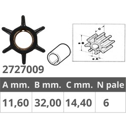 MERCURY IMPELLER 47-22748