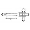 Swage fork terminal mm.5