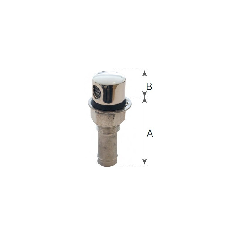 Setaccio inox certificato diametro 200 mm. luce netta 7,5 mm