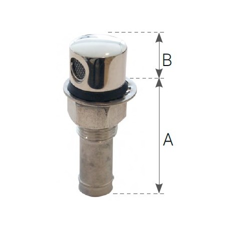 STAINLESS STEEL TANK’S VENT HOSE Ø MM.16