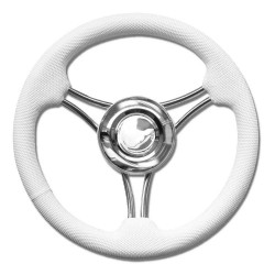 WHITE T22 STEERING WHEEL...