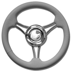 GREY T22 STEERING WHEEL MM.350