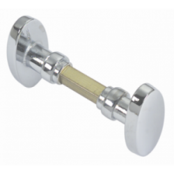 CHROMED BRASS KNOBS FOR LOCK