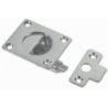CHROMED BRASS HATCH LATCH AND DOOR LATCH MM.45X42 - 5050145