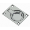 CHROMED BRASS FLUSH RING PULL MM.63X48 - 5050163