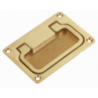 POLISHED BRASS FLUSH PULL HANDLE MM.74X50 - 5050193