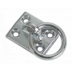 PIASTRA IN OTTONE CON ANELLO