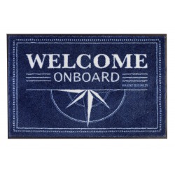 WELCOME MAT BLUE