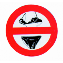 DIVIETO DI SLIP-REGGISENO A...