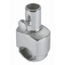 CHROMED BRASS FLAGPOLE SUPPORT