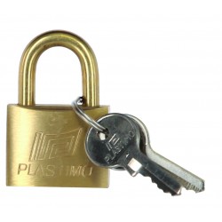 SHORT SHACKLE BRASS PADLOCK