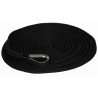 DOUBLE BRAID MOORING ROPE THIMBLE EYE BLACK - P201898