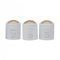 3-PIECE SET OF KITCHEN JARS