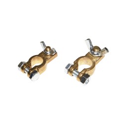 POLISHED BRASS BATTERY...