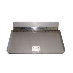 PAIR OF STAINLESS STEEL TAB