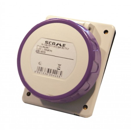 SOCKET 2P 12/24V. 16A IP67