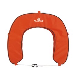 HORSESHOE BUOY WITH REMOVABLE COVER
