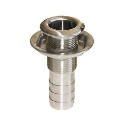 SCARICO A MARE INOX CON PORTAGOMMA
