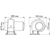 ELECTRIC BLOWER OUTPUT 150 M3/H