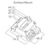 SURFACE MOUNT THERMAL SWITCHES