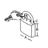 SHORT SHACKLE PADLOCK