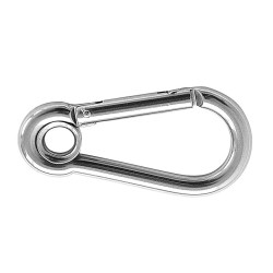 MOSCHETTONE INOX CON OCCHIO