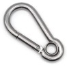 MOSCHETTONE INOX CON OCCHIO - P208979