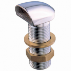 CHROMED BRASS SCUPPER