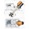 Retractable thrusters btqr 185-105kg 24v