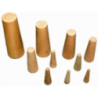WOODEN PLUGS SET OF 10 PIECES - 1010100