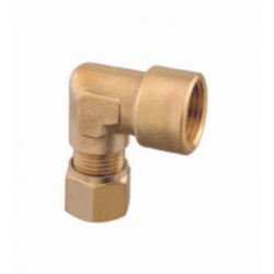 BRASS FEMALE CURVED FITTING