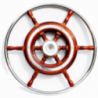 MAHOGANY STEERING WHEEL Ø MM. 550 - 4345058
