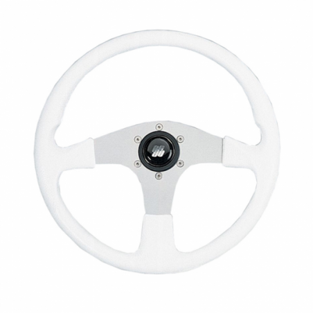 WHITE CORSICA STEERING WHEEL MM.350