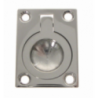 CHROMED BRASS FLUSH RING PULL MM.40X30 - 5050140