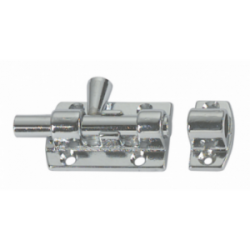 CHROMED BRASS DOOR BOLT