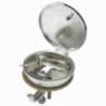 CHROMED BRASS HATCH LATCH WITH LOCK Ø MM.115 - 5050126