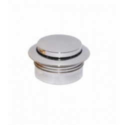 CHROMED BRASS PUSH KNOB