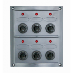 CIRCUIT PANEL 6 SWITCHES