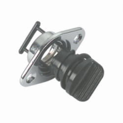 CHROMED BRASS DRAIN PLUG