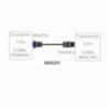 PATCH ADAPTER FOR CONNECTOR 7 PIN MALE TO 9 PIN FEMALE - 5605251