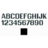 BLACK LETTERS AND NUMBERS MM.200 - 59590020