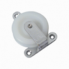 PULLEY CHEEK IN NYLON AND CHROMED BRASS - 7878200
