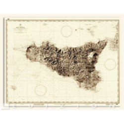 HISTORICAL MAP OF SICILY...