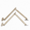 CHROMED BRASS ADJUSTABLE COMPASS - 4848031