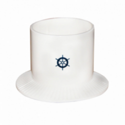 COUPLE OF WHITE PVC GLASS...