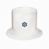 COUPLE OF WHITE PVC GLASS OR CAN HOLDERS - 2425101