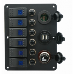 CIRCUIT PANEL 6 SWITCHES