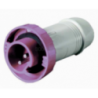 PLUG 2P 12/24V. 16A IP67 - 3939246